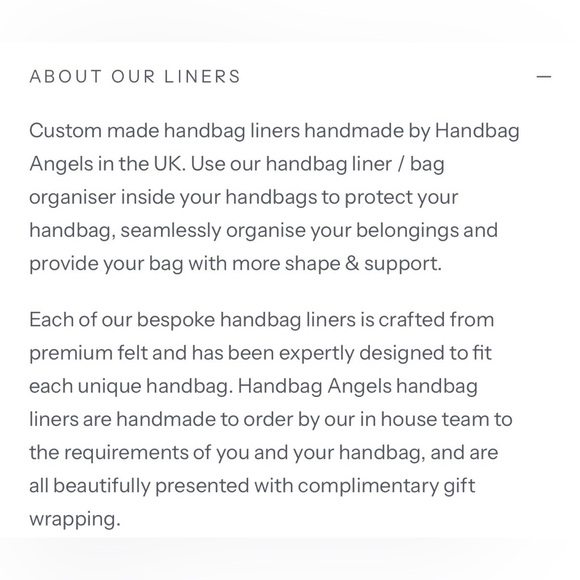 Handbag Angels Felt Bag Organizer for YSL Saint Laurent Shopping Bag N/S NWT - Picture 4 of 11